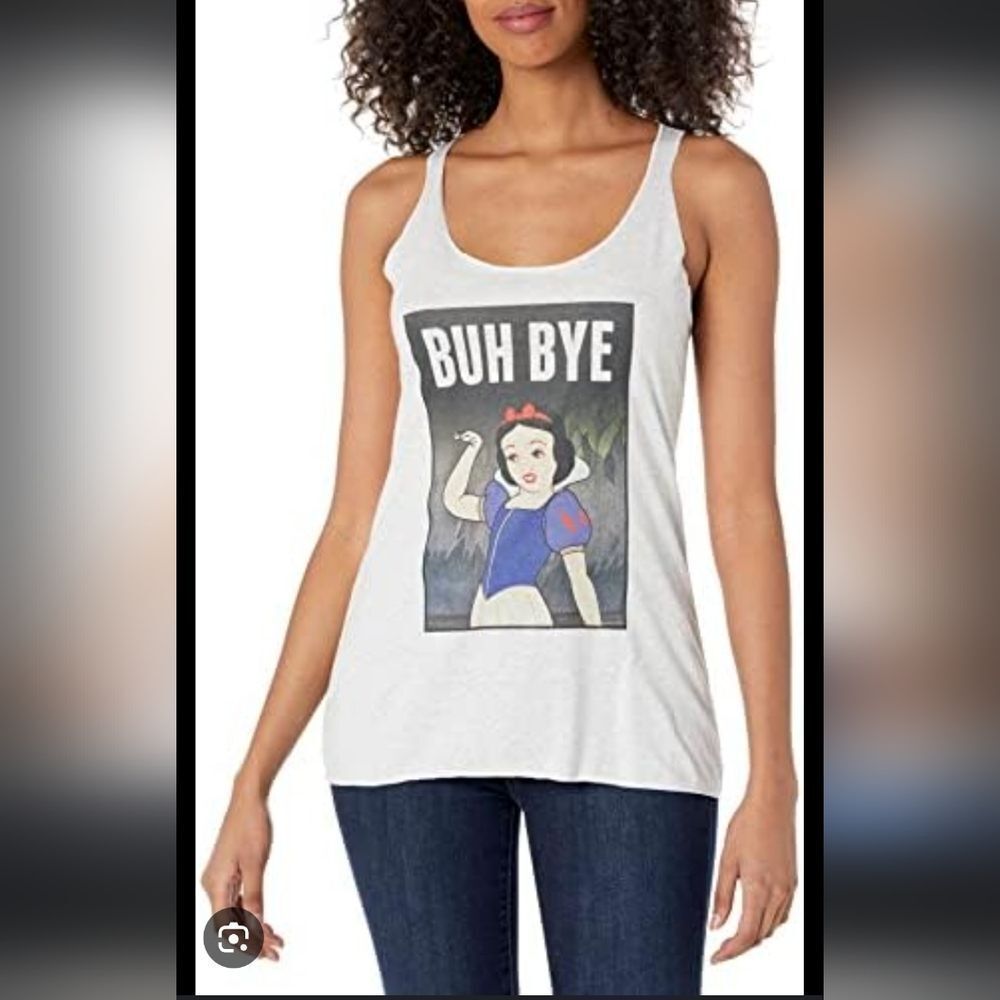 Women's Snow White And The Seven Dwarves Graphic Tank Top Sz XXL